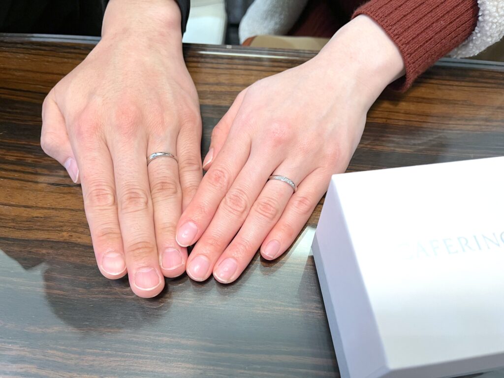 カフェリング、結婚指輪、サツキバイ