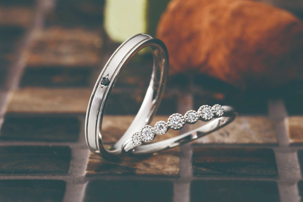 パヴェオショコラの結婚指輪