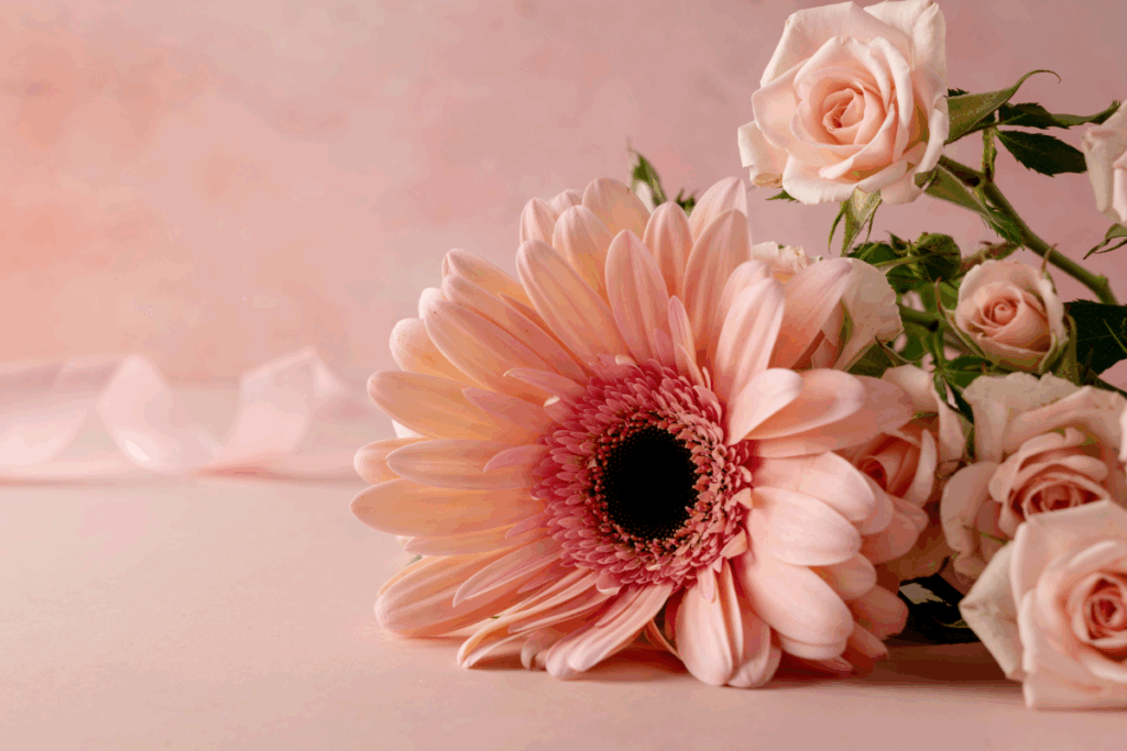 ピンクの花