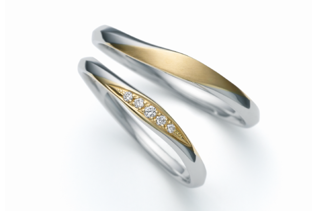 ゴールド×プラチナのコンビリング「ノクル」