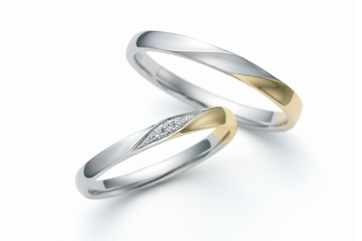 ゴールド×プラチナのコンビリング「ノクル」