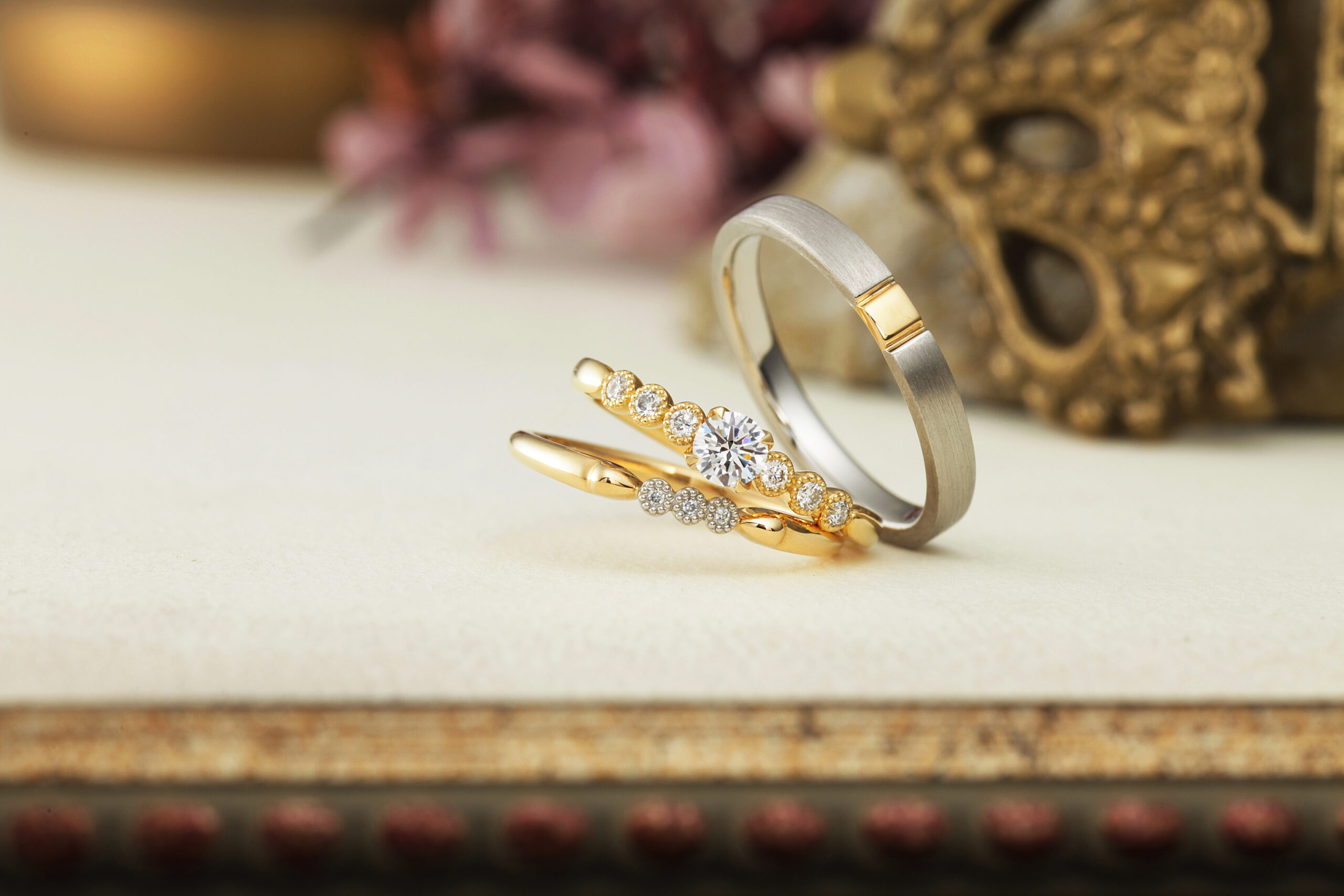 アンティックの結婚指輪・婚約指輪「フォルリチタ」