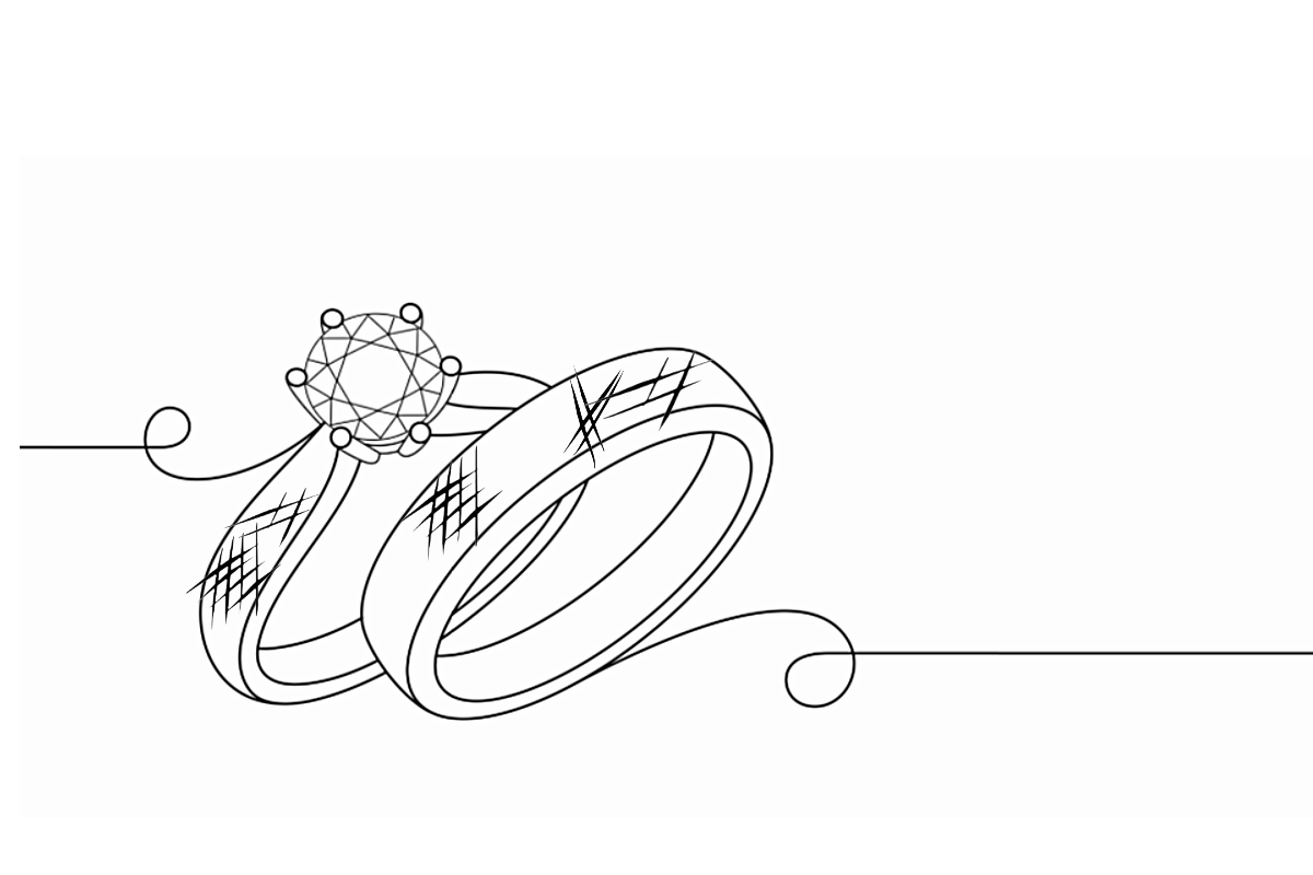 結婚指輪・婚約指輪の小傷