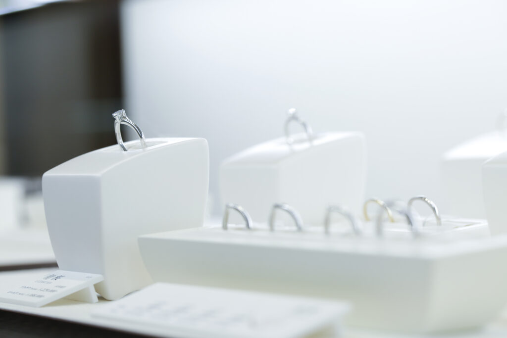 多くの婚約指輪・結婚指輪