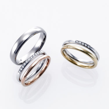 お客様事例│結婚指輪ゴールドとプラチナどちらにしたら良いか決められません…。