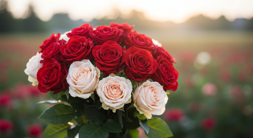 薔薇の花束
