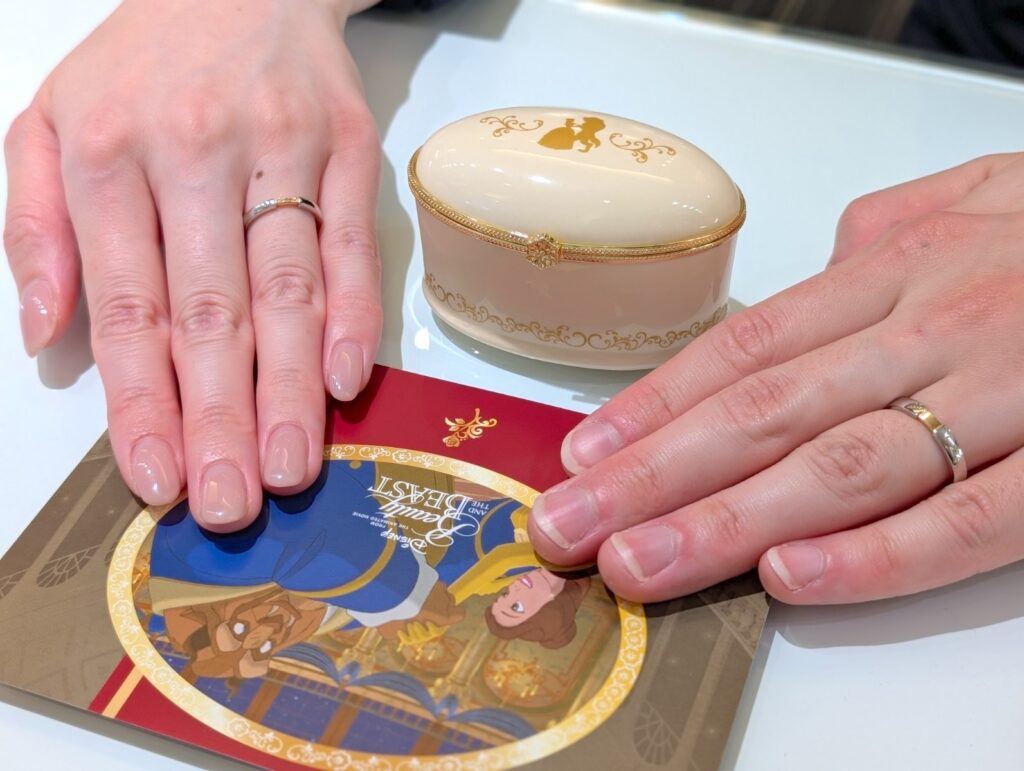 ディズニー、美女と野獣、結婚指輪、truebeauty, ディズニープリンセス
