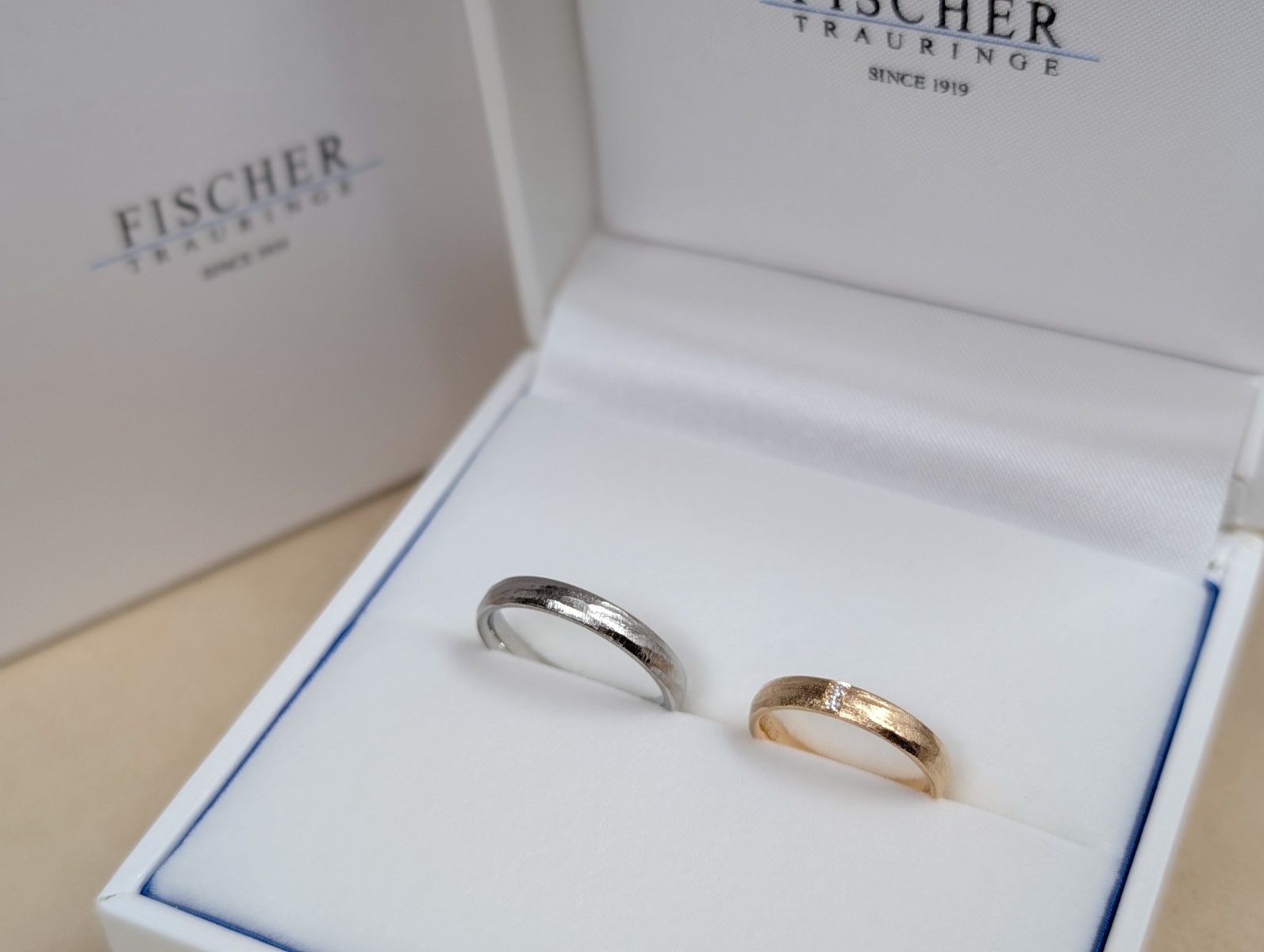 フィッシャー、結婚指輪