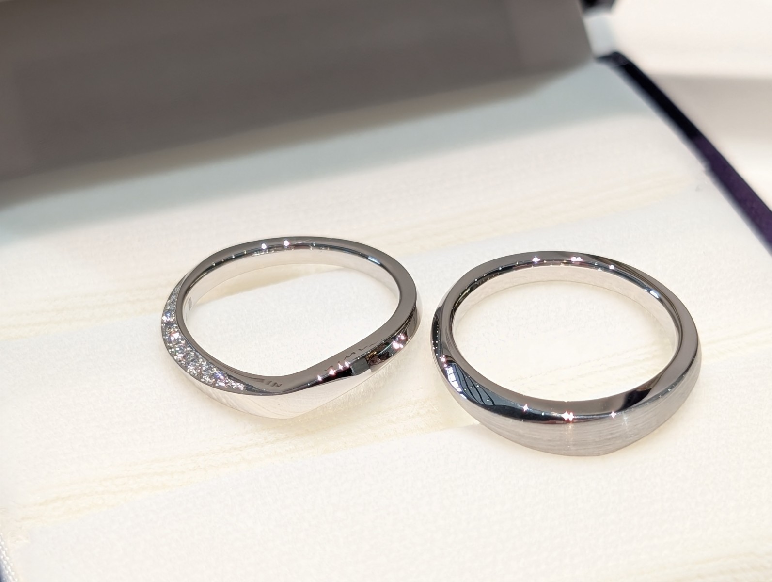 NIWAKA、結婚指輪、水鏡