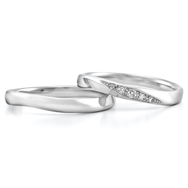 ロイヤルアッシャーダイヤモンドの結婚指輪