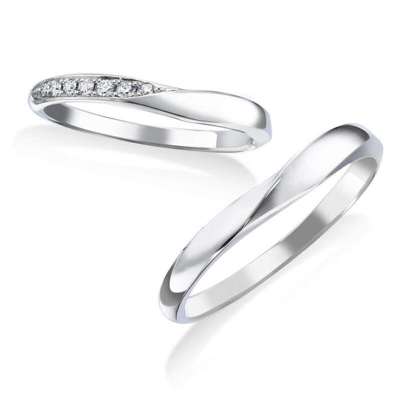 土岐市の婚約・結婚指輪ブランド ロイヤルアッシャー「WRB069-WRA059」