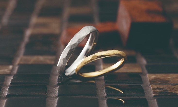 パヴェオショコラの結婚指輪「ピエール」
