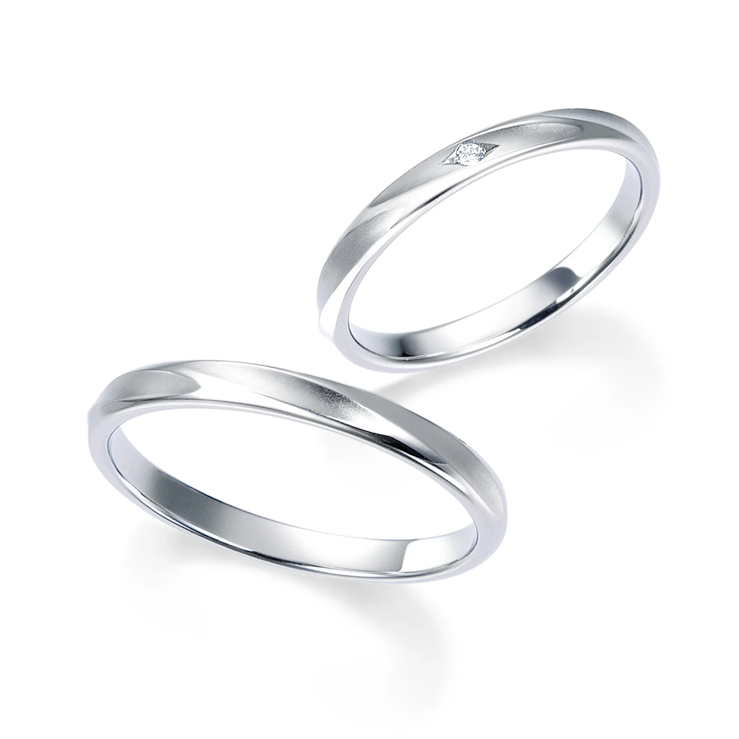 愛知県小牧市の婚約・結婚指輪ブランド ロイヤルアッシャー「WRB048-WRA033」