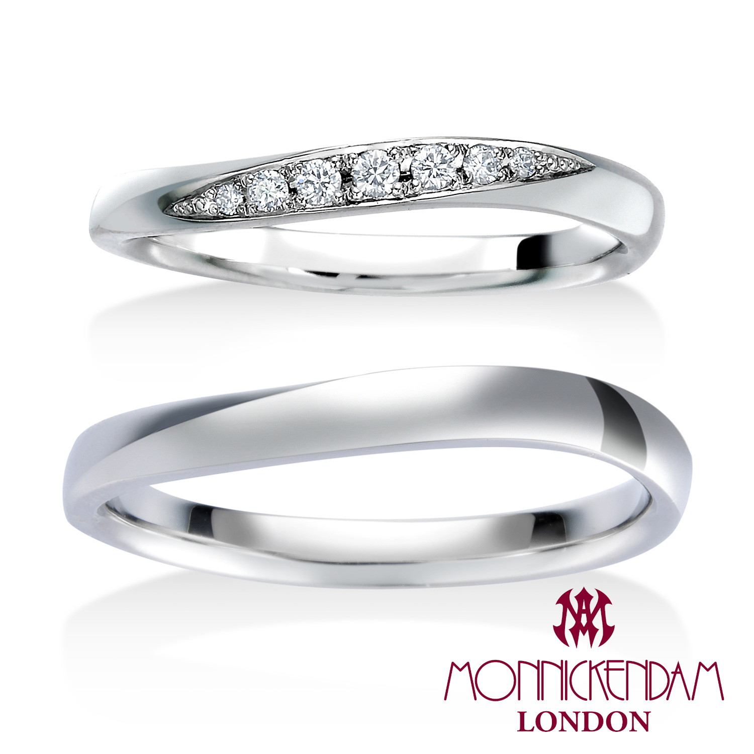 駒ケ根市の婚約・結婚指輪ブランド モニッケンダム「17WR42-43」