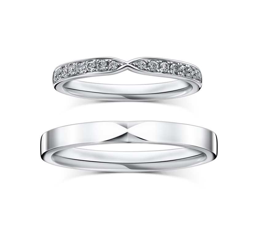 ラザール ダイヤモンドの結婚指輪「ウィズ」