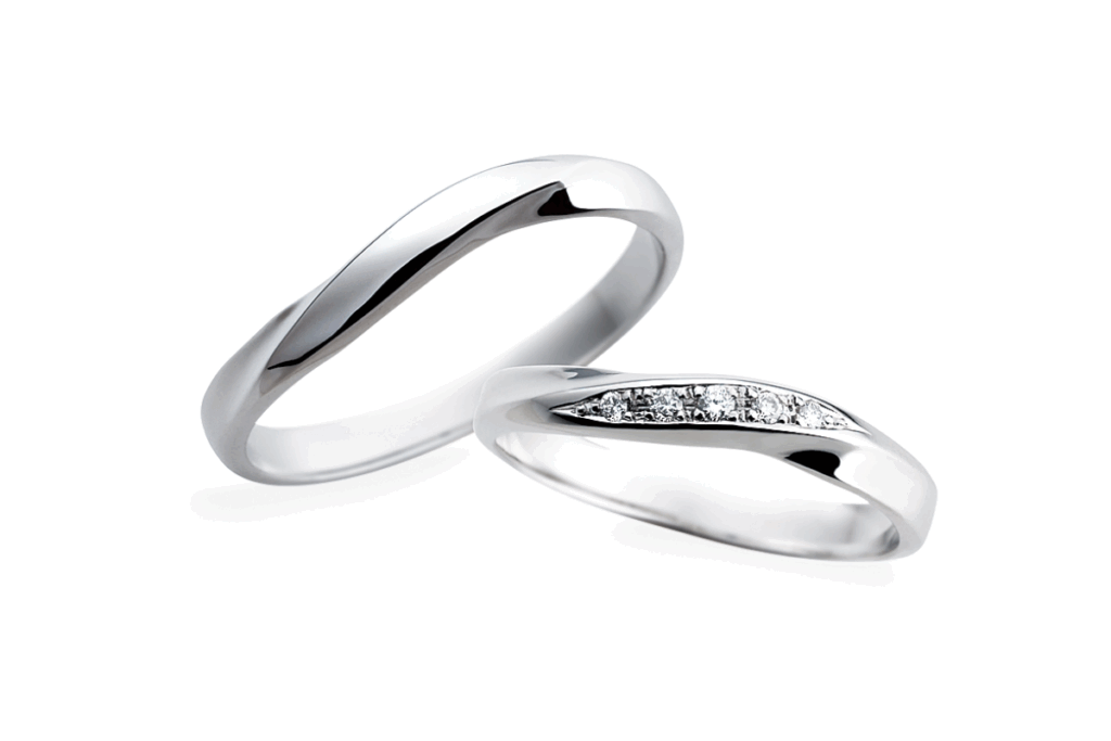 Pt999高純度プラチナの結婚指輪「サムシングブルー」SP816/817