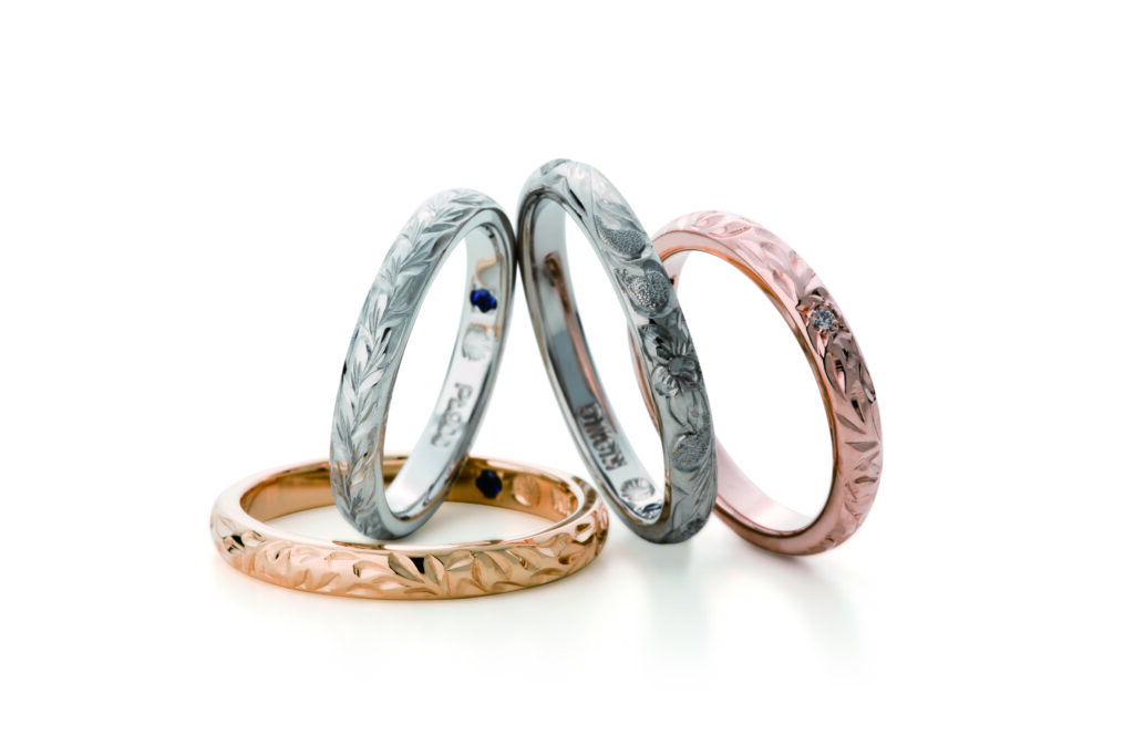 マカナの結婚指輪　素材