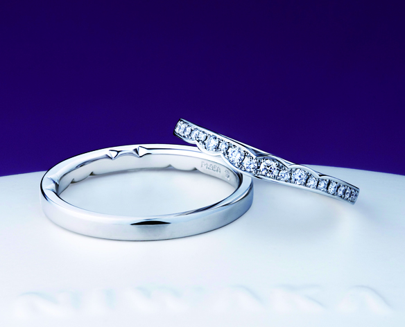 NIWAKAの結婚指輪　花麗