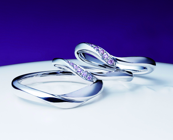 俄 ニワカ NIWAKA 結婚指輪 マリッジリング ダイヤ 指輪 初桜 プラチナ 