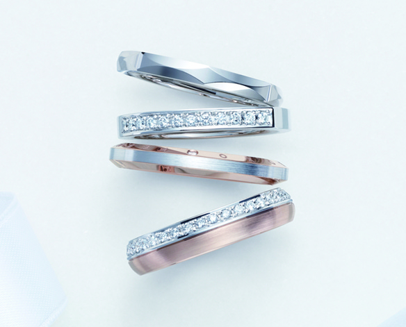 ゴールド×プラチナのコンビリング「ニューヨークニワカ」