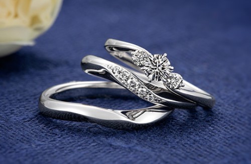 ロイヤル・アッシャー　結婚指輪、婚約指輪