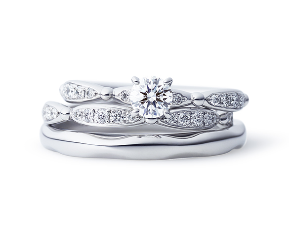 ルシエ ローズクラシックの結婚指輪「ピュルテ」