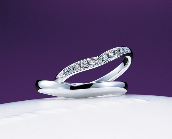 NIWAKAの結婚指輪　睡蓮