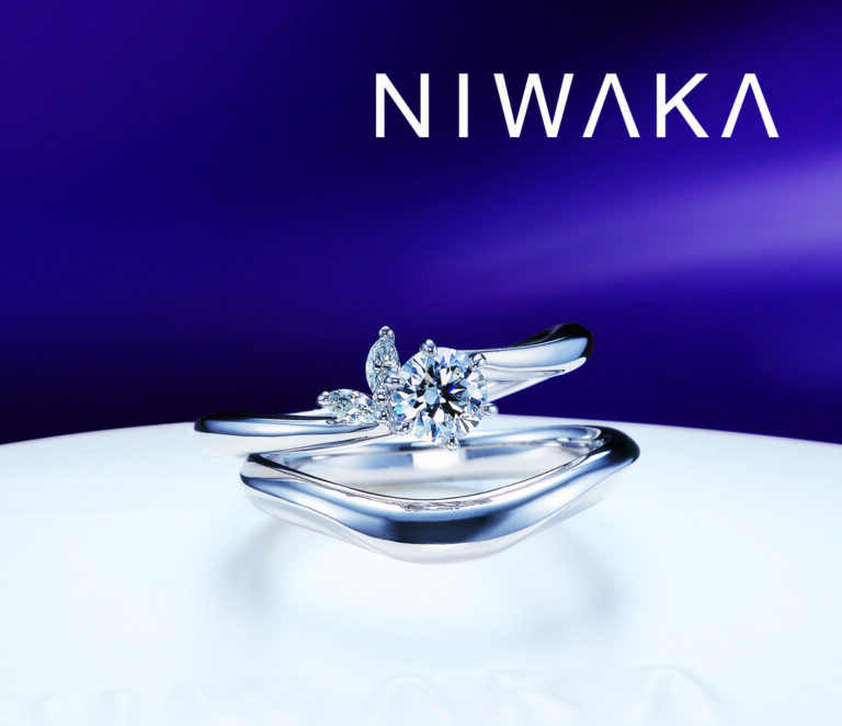 NIWAKA(ニワカ)の婚約指輪、結婚指輪、月彩、月の雫