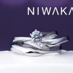 俄（NIWAKA）の婚約指輪・結婚指輪「初桜」