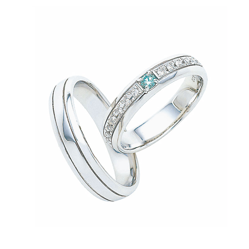 1239039 1239036 - スウィートブルーダイヤモンド | 結婚指輪