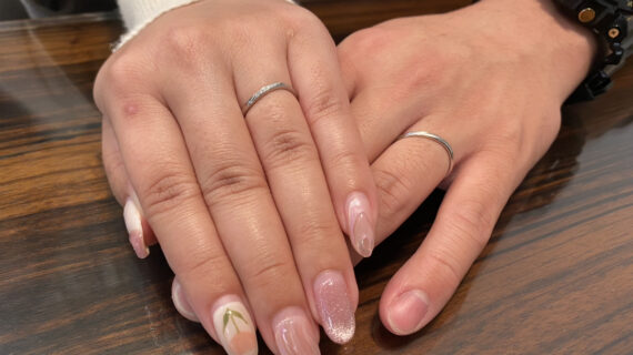 ブリーズドゥメールの結婚指輪着用画像