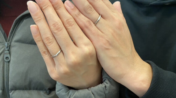 NIWAKA(ニワカ)の結婚指輪着用画像