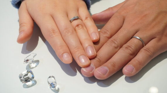 ディズニーシンデレラの婚約指輪と結婚指輪