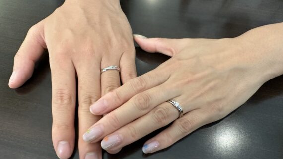 ニワカの婚約指輪と結婚指輪