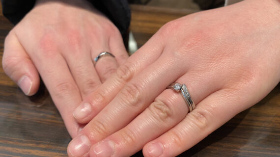 NIWAKAの婚約指輪・結婚指輪セットリング