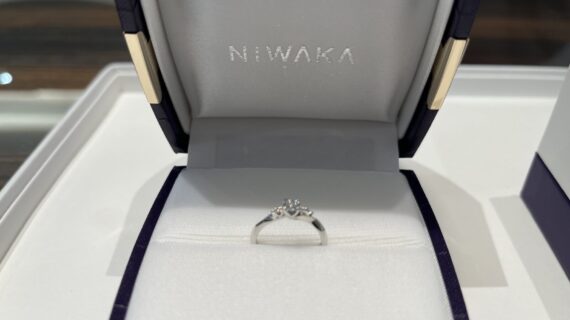 NIWAKAの婚約指輪を購入した男性