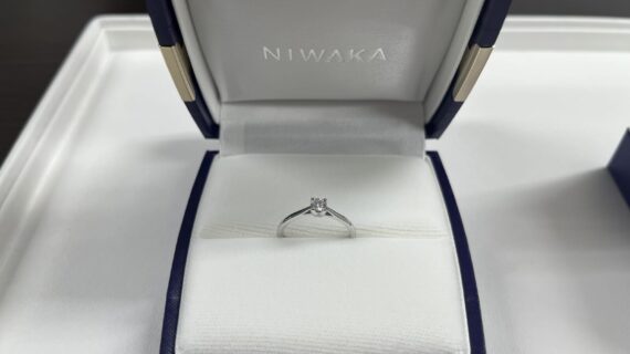 NIWAKAの婚約指輪を選んだ男性