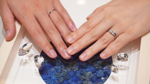 ロイヤル・アッシャーの婚約指輪と結婚指輪