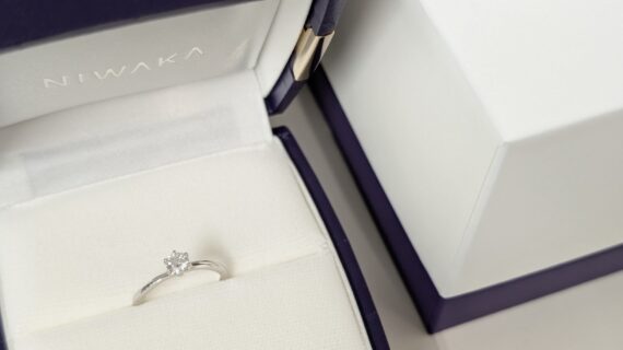 NIWAKA（ニワカ）の婚約指輪、花雪