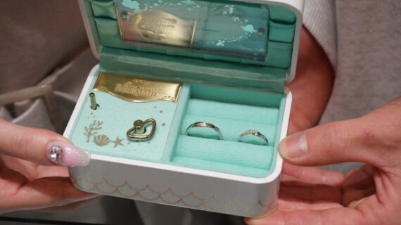 ディズニーリトルマーメイドの結婚指輪