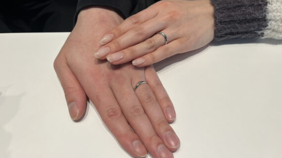 NIWAKA(ニワカ)の結婚指輪をお作りいただきました