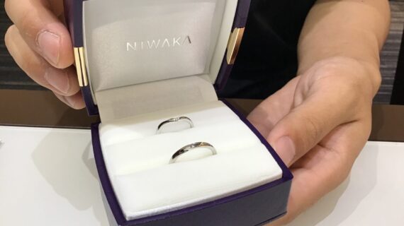 NIWAKAの指輪を選んだ男性