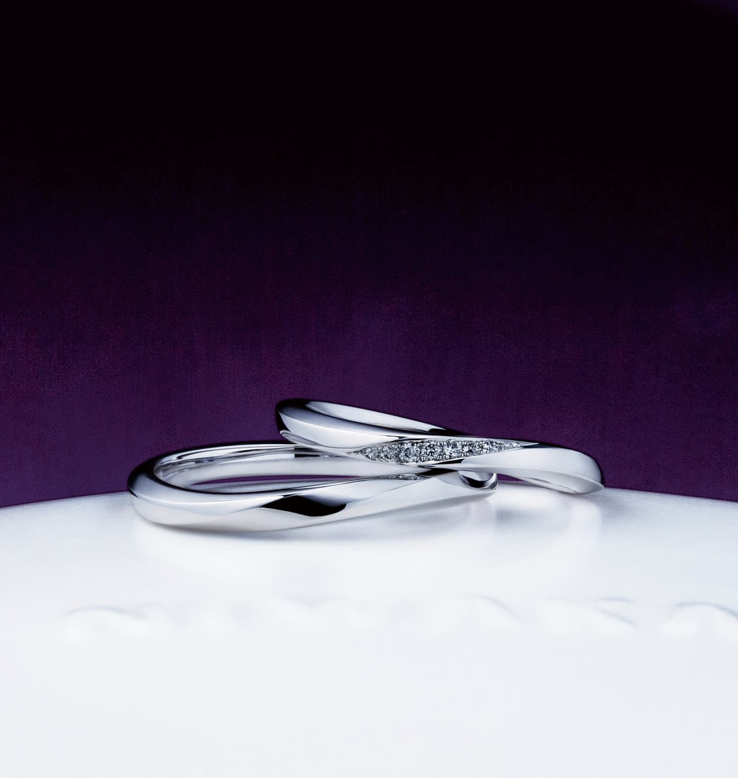 NIWAKAの結婚指輪「朝葉」