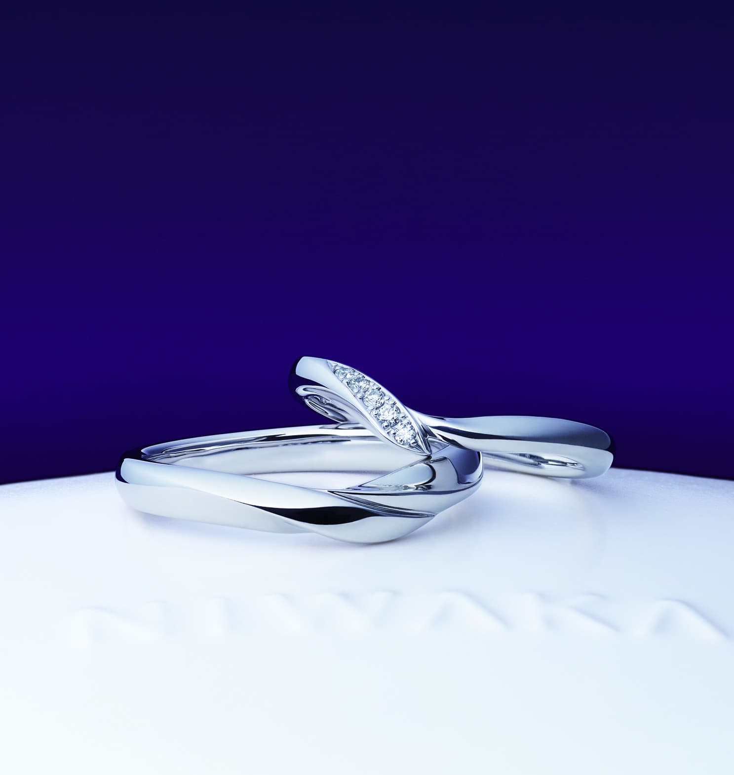 NIWAKAの結婚指輪「初桜」