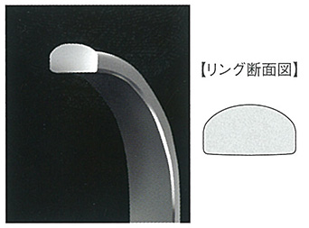 肌に当たる部分が平らなので、指通りが悪く、指に負担もかかりやすい。