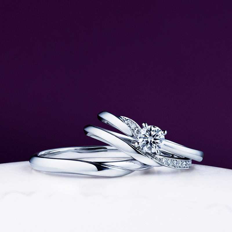 NIWAKAの婚約指輪・結婚指輪をお作り頂きました。