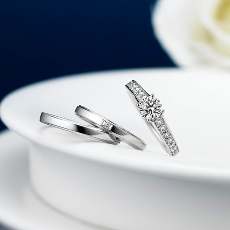 ERA583 WRA030 WRB043｜ロイヤルアッシャー婚約指輪・結婚指輪