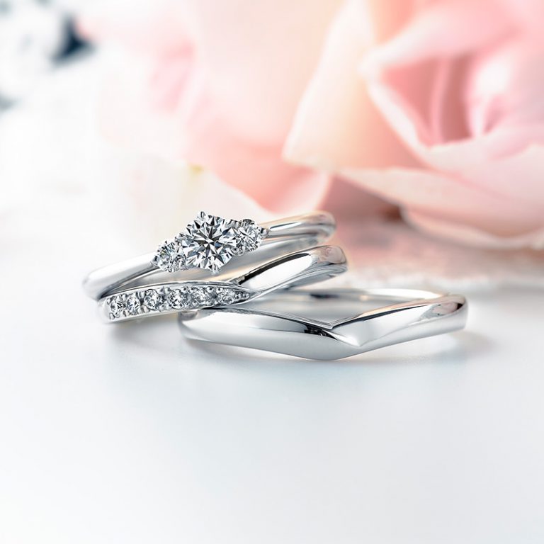 ERA693 WRA025 WRB034｜ロイヤルアッシャー婚約指輪・結婚指輪