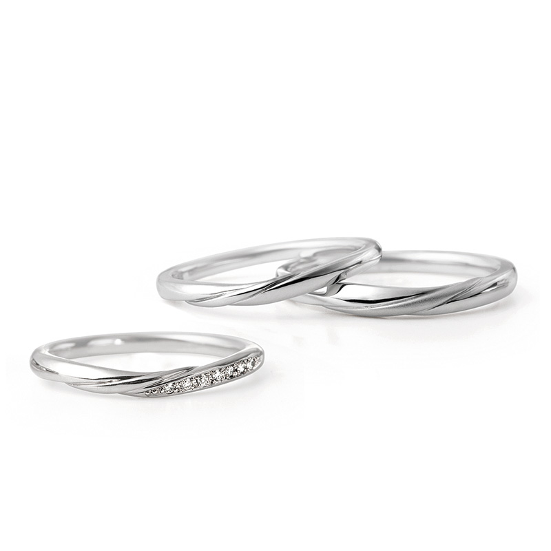 LUCIE(ルシエ)の結婚指輪をお作りいただきました。