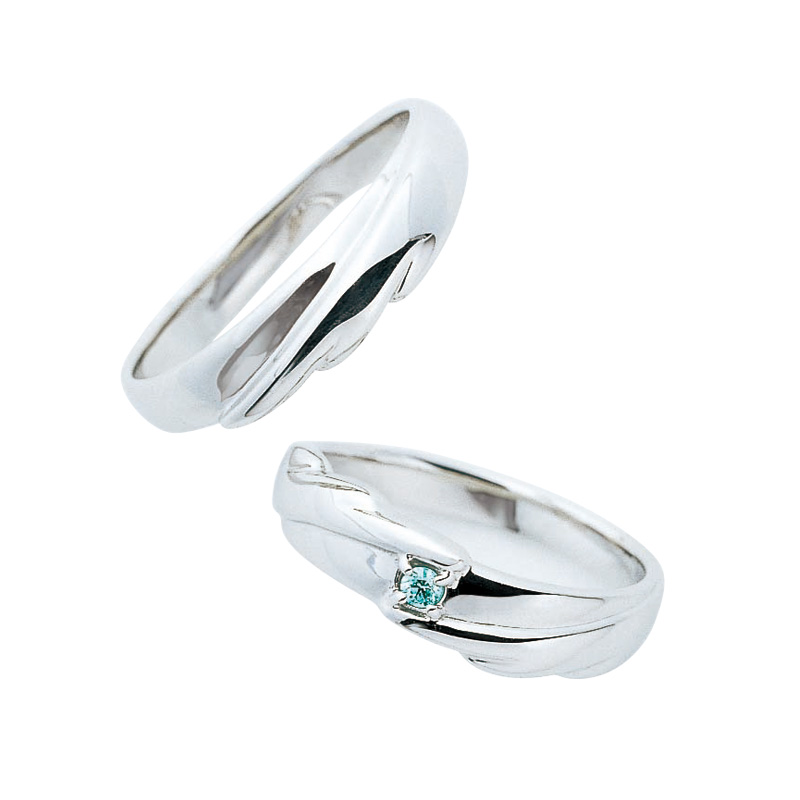 1231459/1231458｜スウィートブルーダイヤモンド結婚指輪